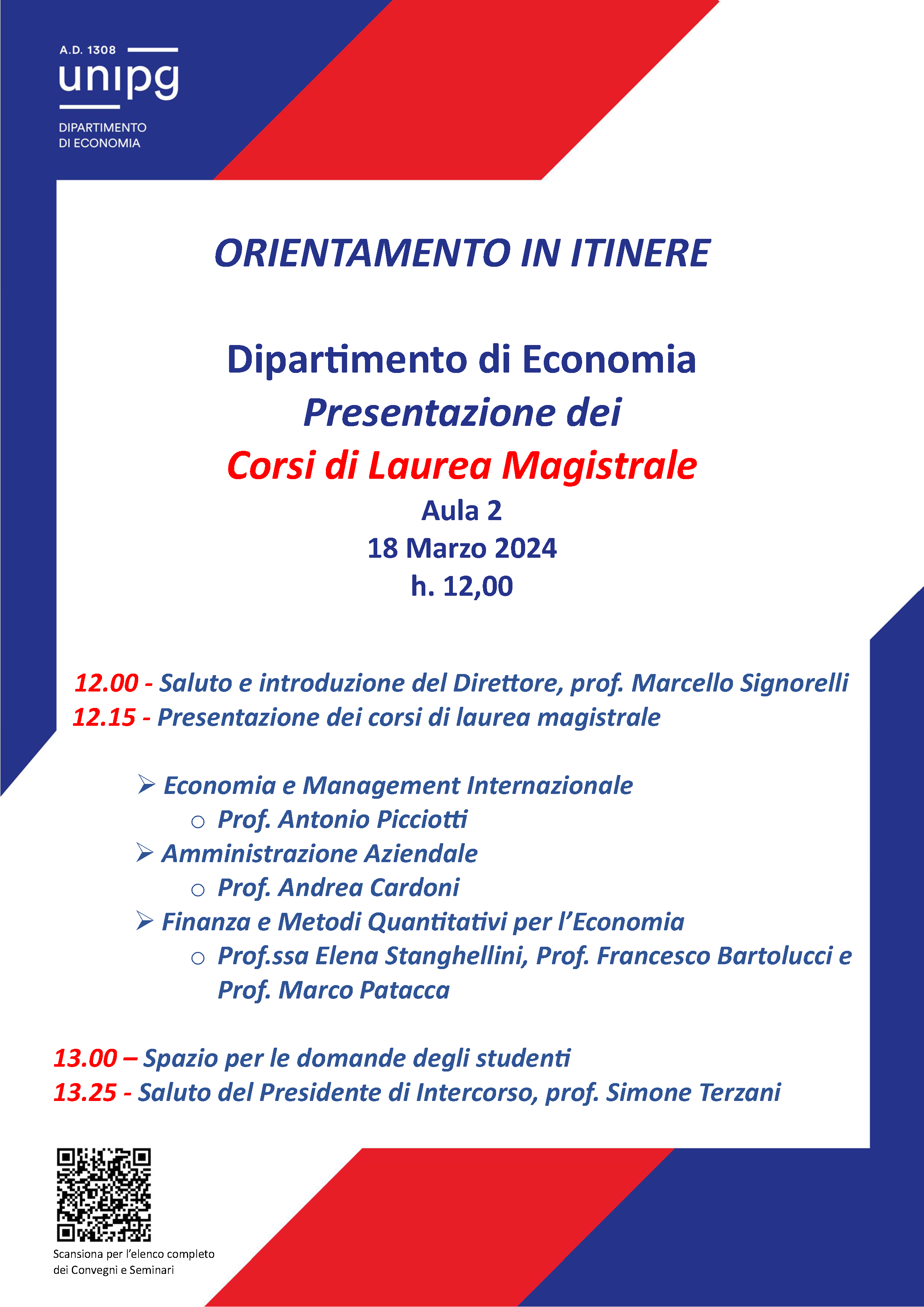 orientamento in itinere marzo 2024